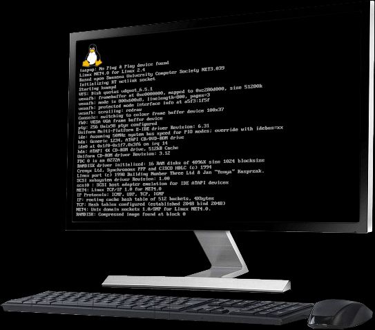 Screenshot of a Linux PC