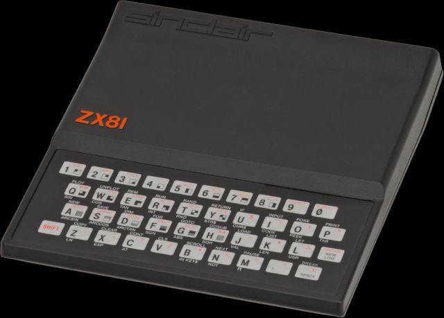 Screenshot of a ZX81